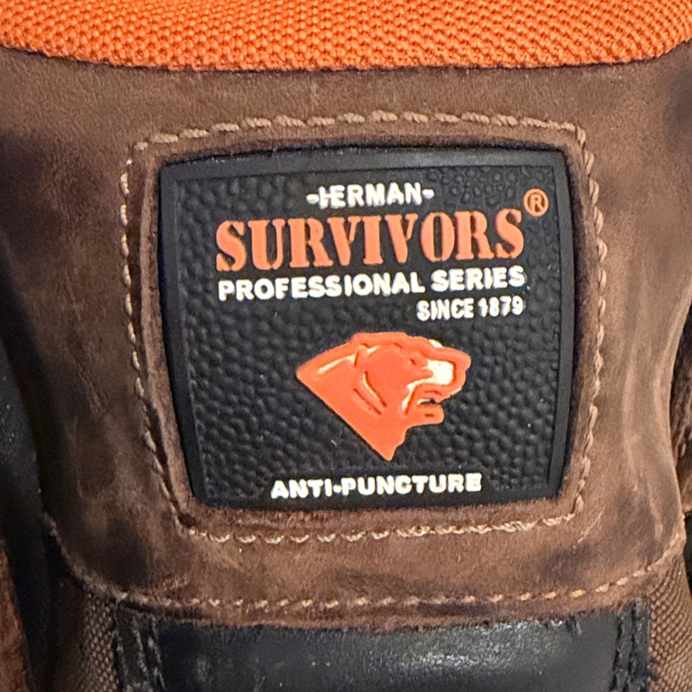 Herman Survivors Steel Toe Leather Work Boots - Picture 2 of 12